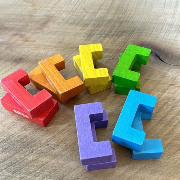 Begin Again Wooden Puzzle Blocks - Picture 2 of 5